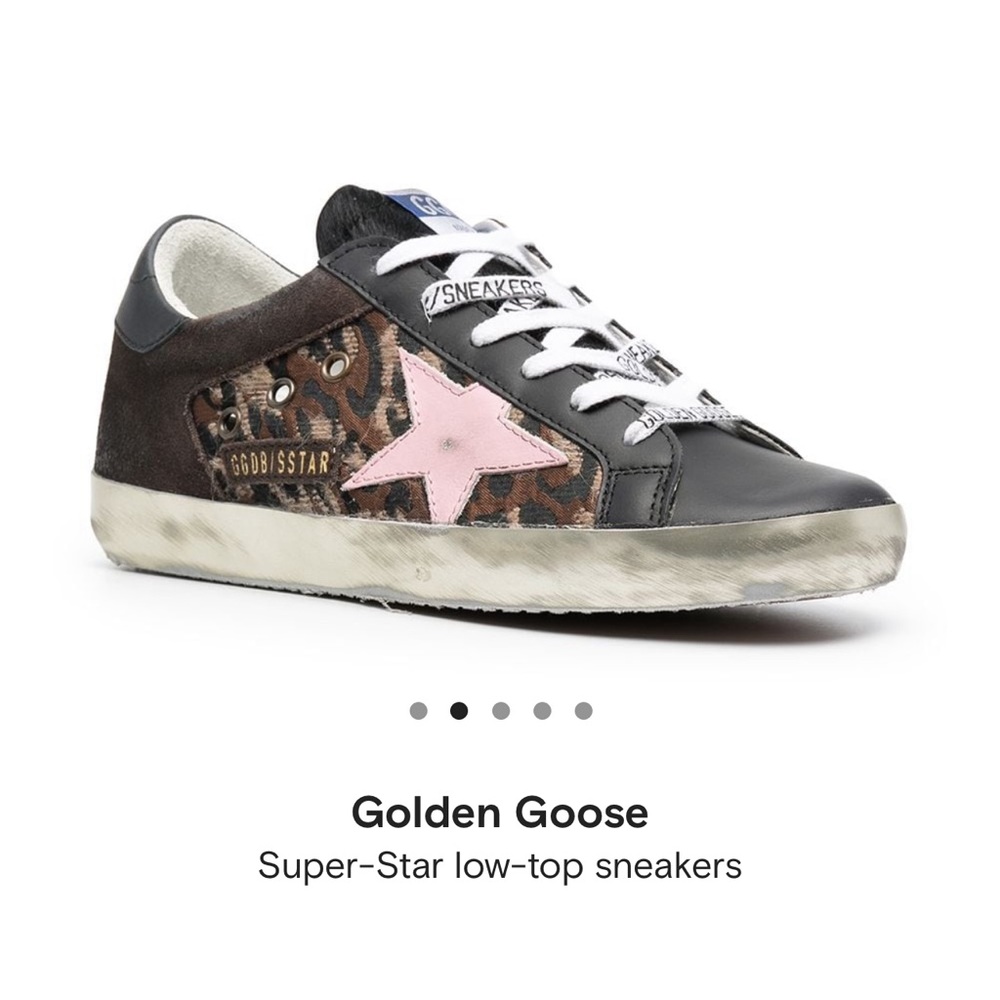 Worn golden goose sneakers